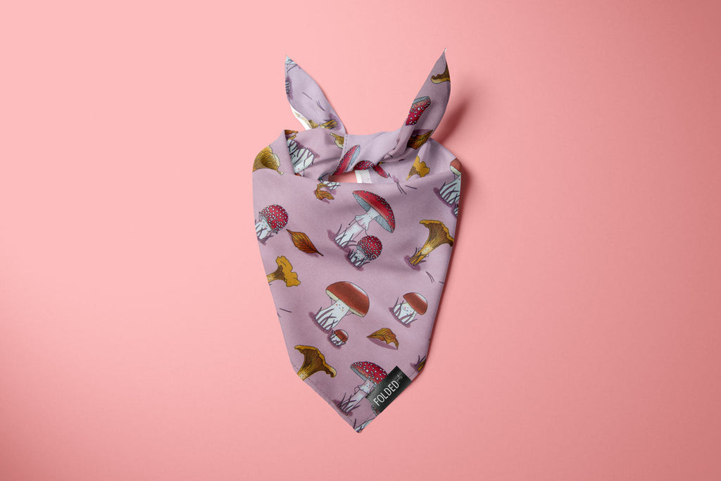 magical mushroom bandana for dogs