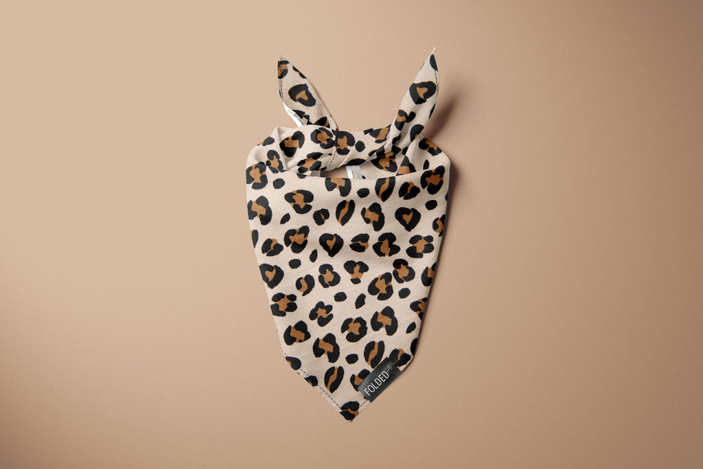 leopard print bandana for dogs