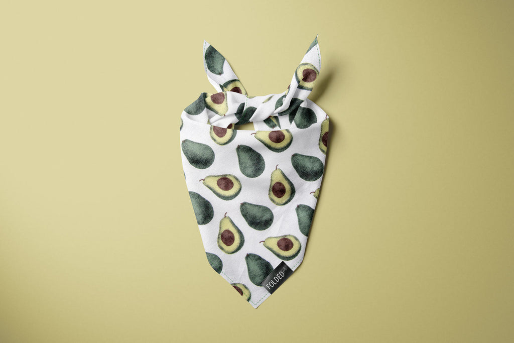 avocado green dog bandana